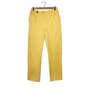 St John | Lemon Yellow Pants